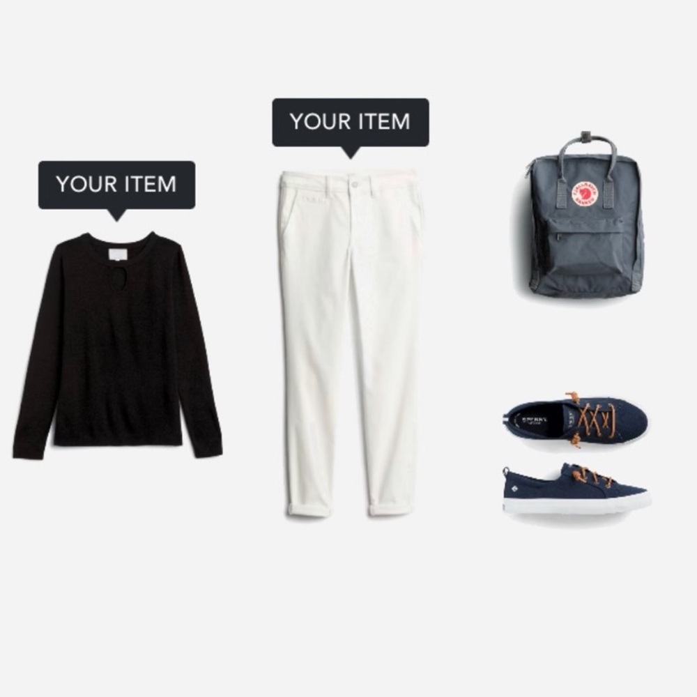 Market & Spruce Rosabel Mid Rise White Pants